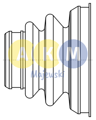 axle rubber bellows