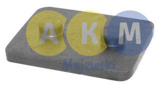 rubber pressure disks for leaf springs