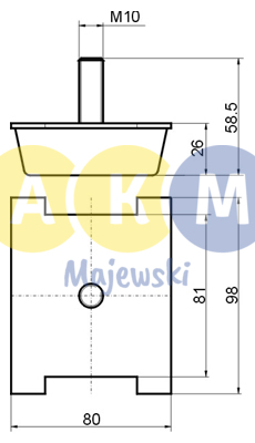 rubber-metal pressure disks for leaf springs; rubber;