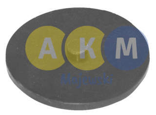 pressure disk for leaf spring