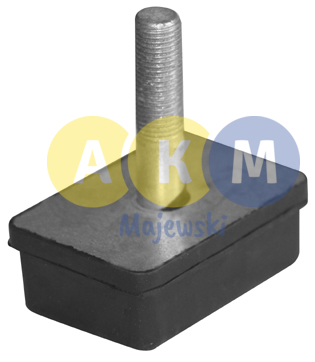 rubber buffer of leaf spring