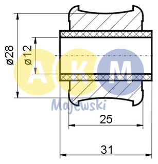 rubber-metal bush; shock absorbers
