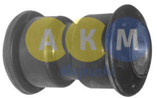 rubber-metal bush;  leaf spring